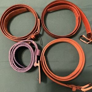 A lot of 4 men’s vintage belts size 40.